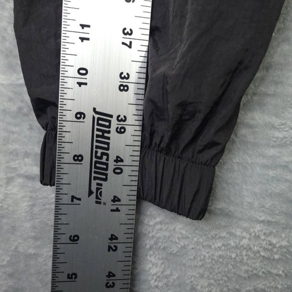 Topshop Womens Joggers Pants Black High Rise Bungee Waist‎ Pockets 4-6 New - Picture 8 of 11